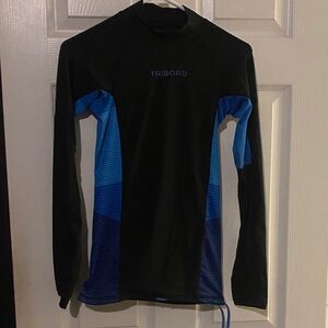 Tribord Black and Blue Long Sleeve Shirt